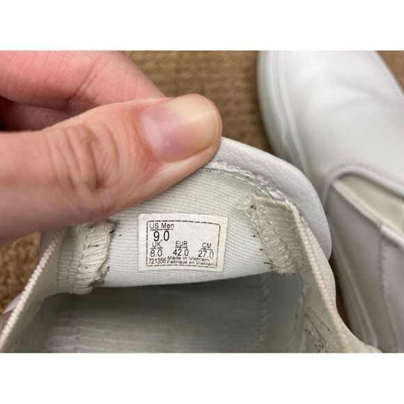 Vans Classic Slip On white leather sneakers - Picture 5 of 5